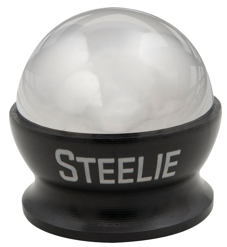 NITE IZE Nite Ize Steelie STDM-11-R7 Dash Ball, Aluminum/Stainless Steel, Black/Silver