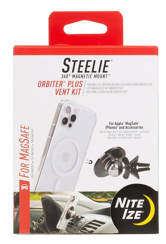 NITE IZE Nite Ize Steelie Series STOMSV2K-01-R8 Vent Kit, Tension Vent Mounting