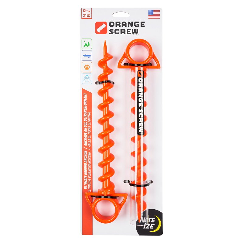 NITE IZE GROUND ANCHOR ULTIMATE ORNG L
