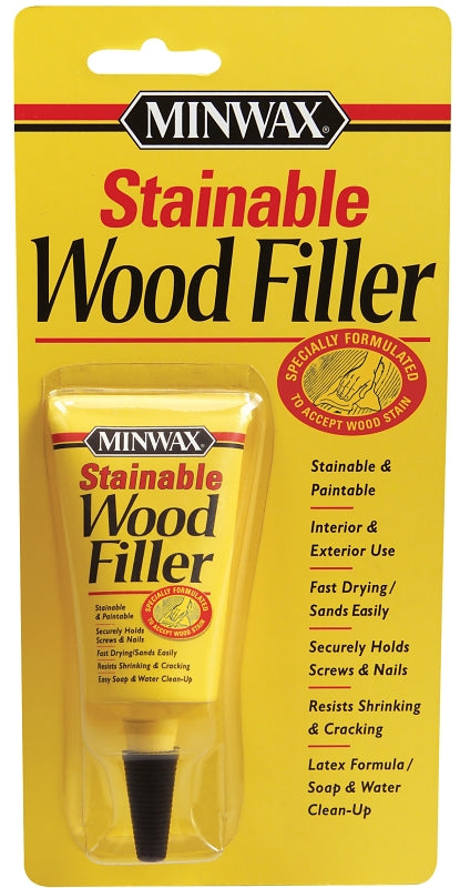 MINWAX Minwax 42851000 Wood Filler, Solid, Natural, 1 oz Tube PAINT MINWAX