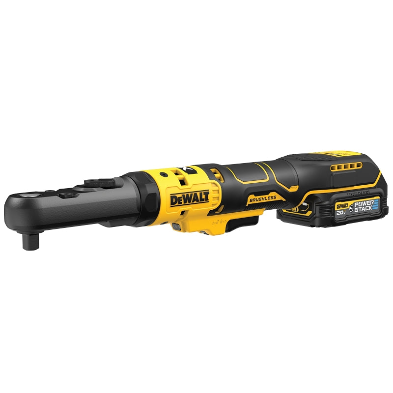 DEWALT DEWALT 20V MAX XR DCF510GE1 Cordless Ratchet, Battery Included, 20 VDC, 17 Ah, 3/8, 1/2 in Drive, Square Drive APPLIANCES & ELECTRONICS DEWALT