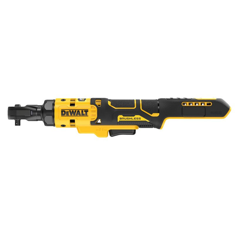 DEWALT DEWALT ATOMIC Series DCF514B Cordless Ratchet, Tool Only, 1/4 in Drive, Square Drive, 20 V, 45 ft-lb
