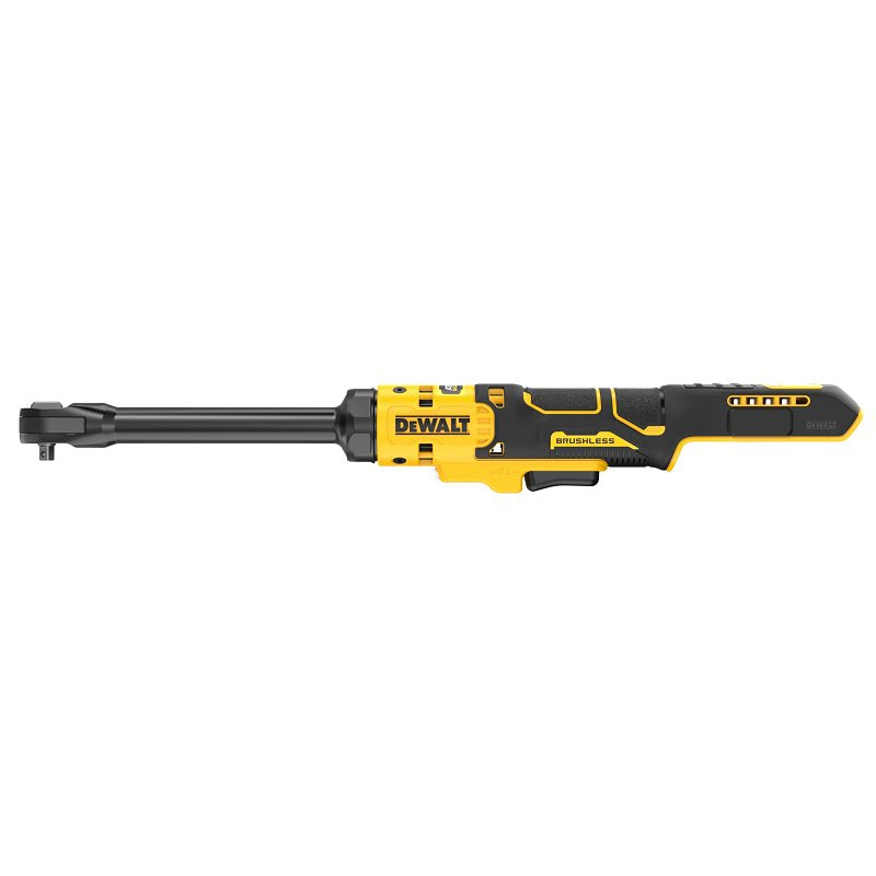 DEWALT DEWALT ATOMIC Series DCF514EB Extended Reach Cordless Ratchet, Tool Only, 1/4 in Drive, Square Drive, 20 V, 45 ft-lb