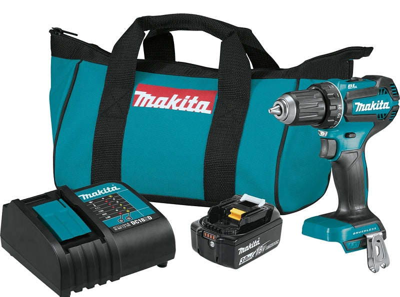 MAKITA Makita 18V LXT XFD131 Drill/Driver Kit, Battery Included, 18 V, 3 Ah, Keyless Chuck TOOLS MAKITA