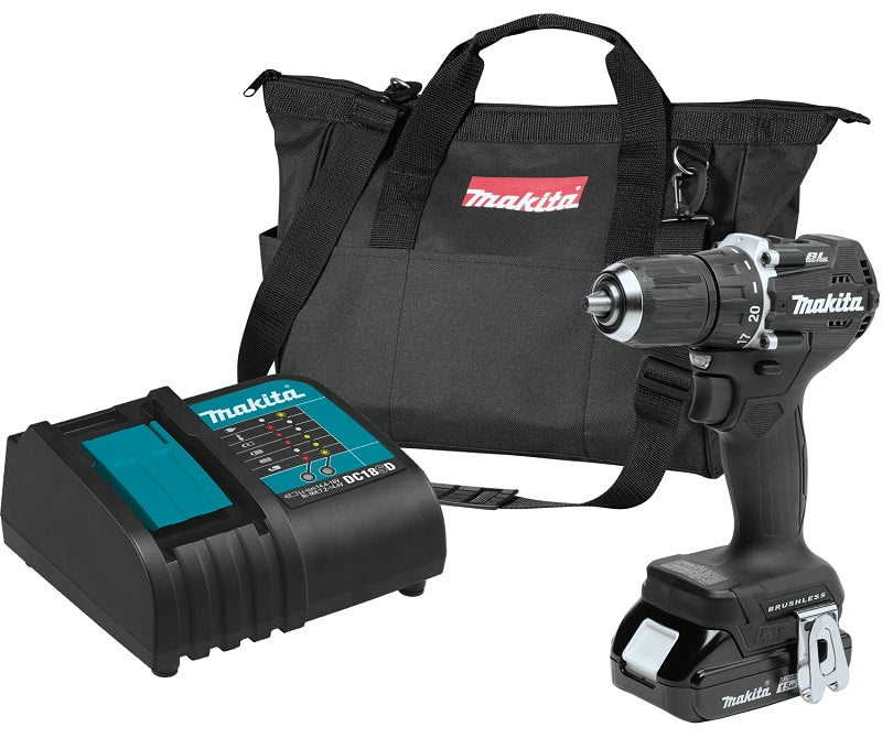 MAKITA Makita LXT Series XFD15SY1B Sub-Compact Driver-Drill Kit, Battery Included, 18 V, 1.5 Ah, 1/2 in Chuck, Keyless Chuck TOOLS MAKITA