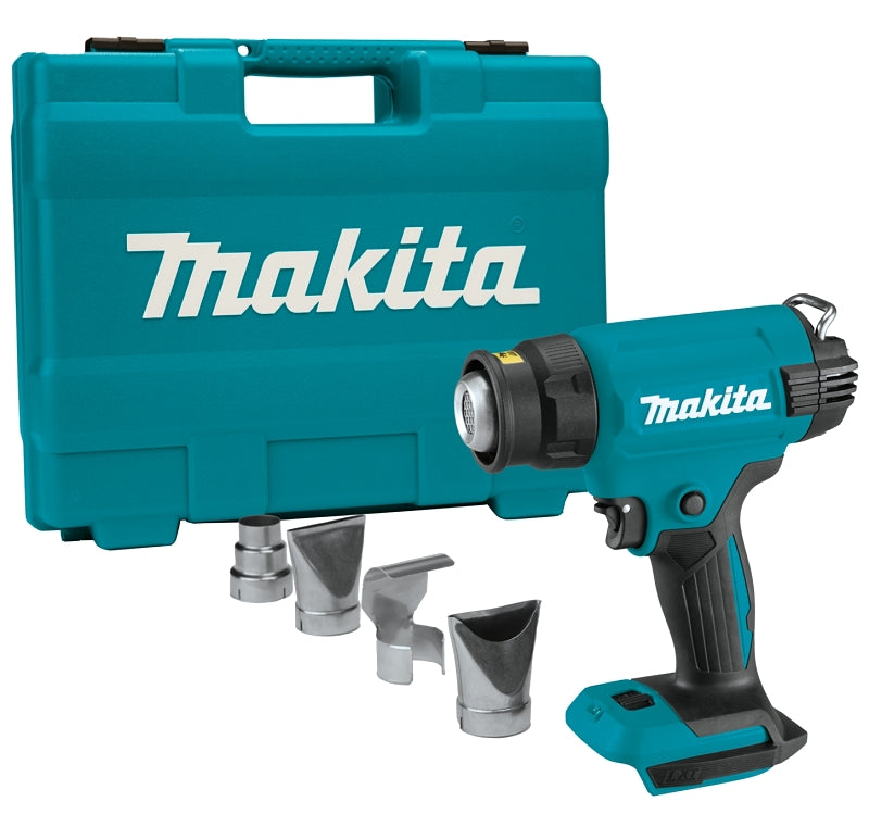 MAKITA Makita LXT Series XGH02ZK Variable Temperature Heat Gun, Tool Only, 18 V, 6 Ah, 7.1 cfm Air, 1022 deg F