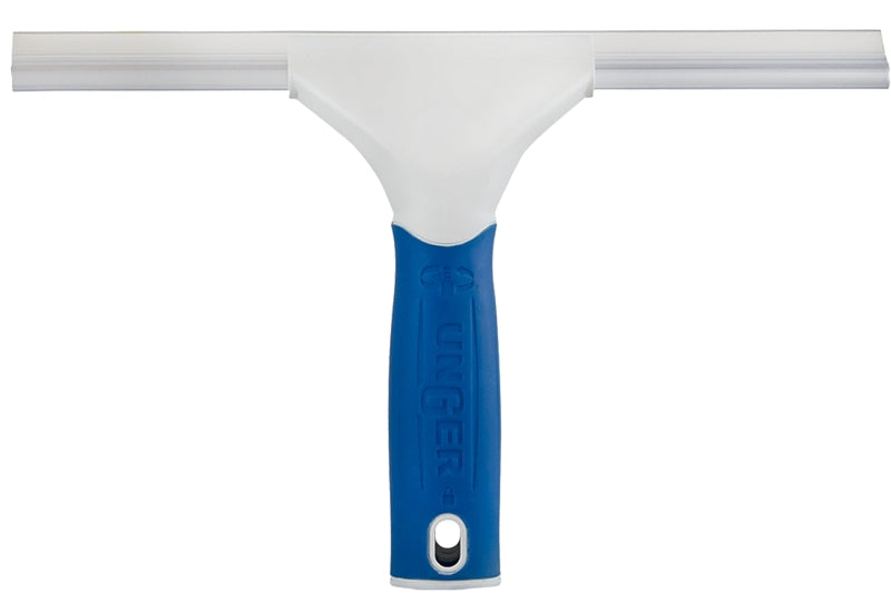 UNGER Unger 989800 Shower Squeegee, Rubber Blade, 10 in OAL CLEANING & JANITORIAL SUPPLIES UNGER