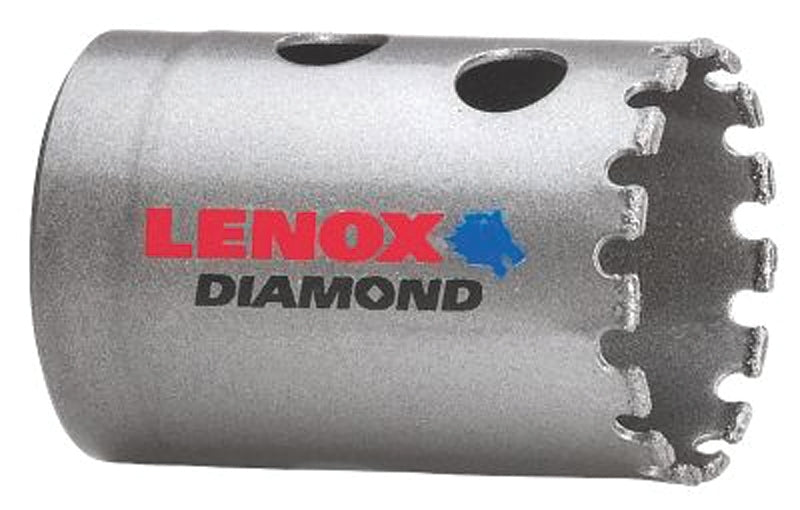 LENOX Lenox Diamond 1211722DGHS Hole Saw, 1-3/8 in Dia, 1-5/8 in D Cutting