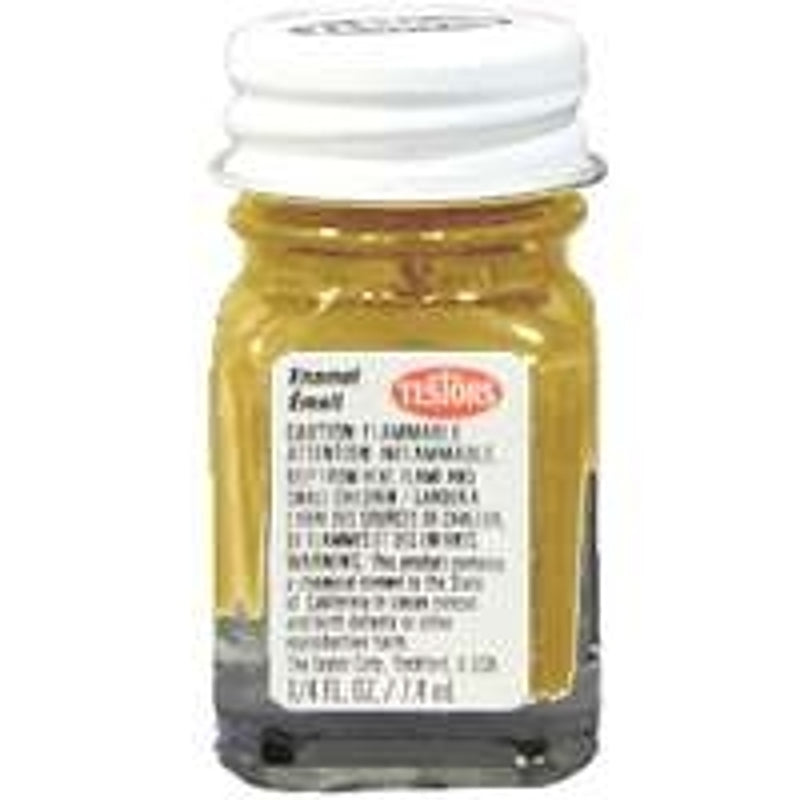 TESTORS Testors 1144TT Enamel Paint, Metallic, Gold, 0.25 oz, Bottle PAINT TESTORS