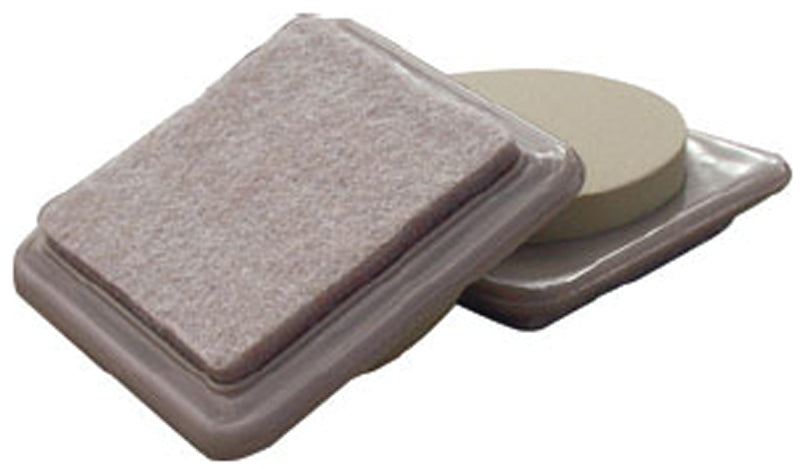 SHEPHERD Shepherd Hardware 9369 Mover Pad, Felt Cloth, Tan