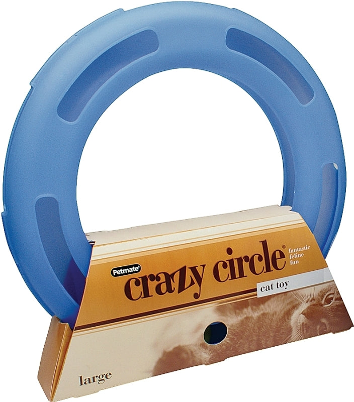 FAT CAT Fatcat Crazy Circle 29393 Cat Toy, L, Plastic, Blue PET & WILDLIFE SUPPLIES FAT CAT