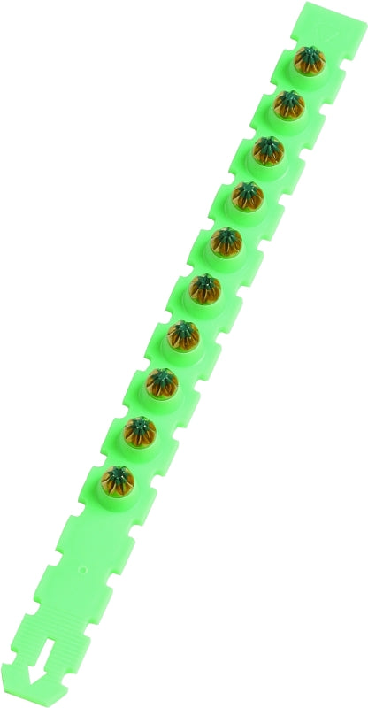 RAMSET Ramset C3RS27 Powder Actuated Load Strip, Power Level: 3, Green Code, 10-Load, 0.27 in Dia, 1-1/2 in L