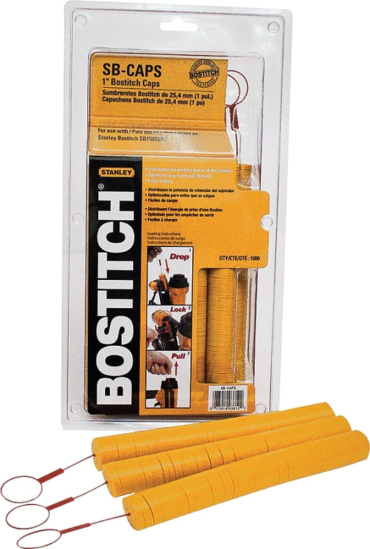 BOSTITCH Bostitch SB-CAPS Cap Staple, 7/32 in W Crown, 1-1/2 in L Leg, 18 Gauge, Steel HARDWARE & FARM SUPPLIES BOSTITCH
