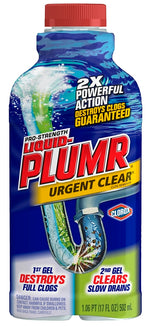 LIQUID-PLUMR Liquid-Plumr 30548 Clog Remover, Liquid, Clear/Pale Yellow, Bleach, 17 oz Bottle PLUMBING, HEATING & VENTILATION LIQUID-PLUMR