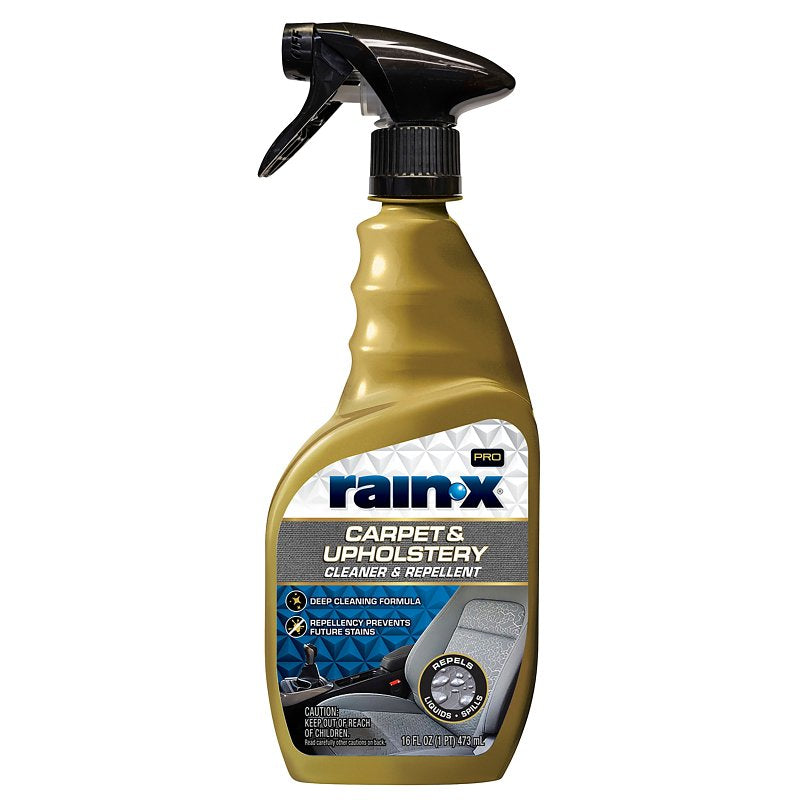 RAIN-X Rain-X Pro Series 620234SRP Carpet, Upholstery Cleaner and Repellent, 16 fl-oz Bottle, Liquid, Fresh, Blueish