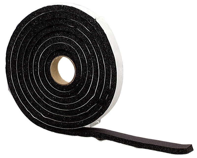 M-D M-D 06577 Premium Weatherstrip Tape, 1/4 x 1/2 in W, 10 ft L, Rubber, Black HARDWARE & FARM SUPPLIES M-D