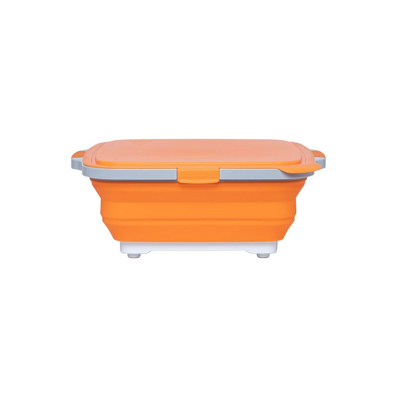 DRIP EZ/COLBAR LLC BBQ PREP TUB SILICONE ORNG JR