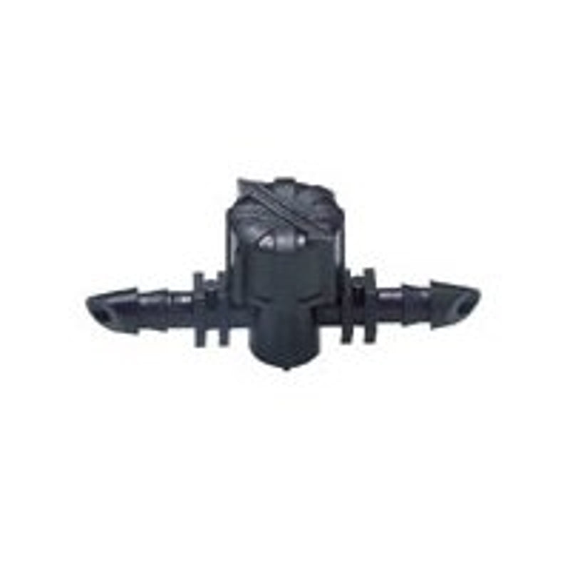 RAINDRIP Raindrip R612CT Double Barbed Value, 1/4 in, Plastic