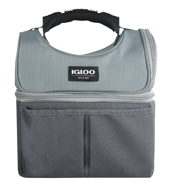 IGLOO Igloo 0066170 Gripper Cooler Bag, 3.375 qt, Polyethylene, Castlerock, Strap
