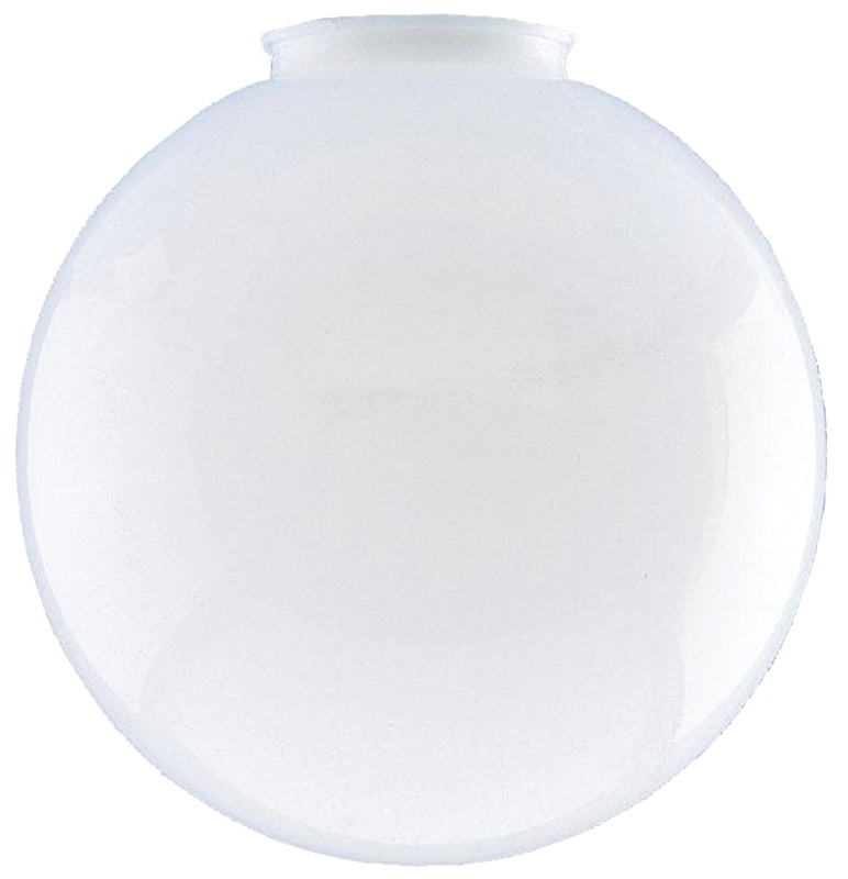 WESTINGHOUSE Westinghouse 8186900 Light Shade, 6 in Dia, Globe, Polycarbonate, White ELECTRICAL WESTINGHOUSE