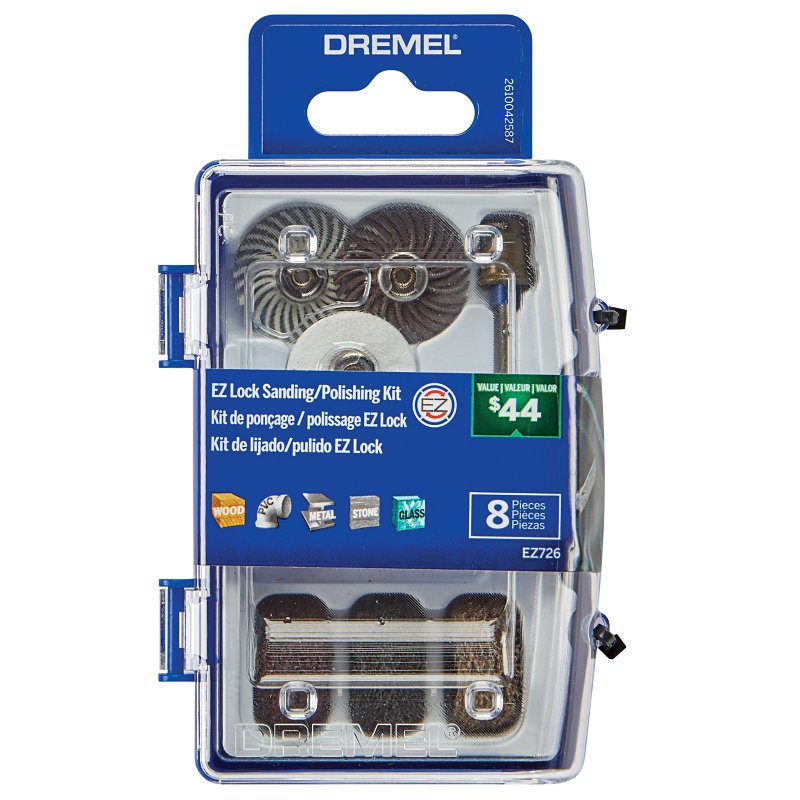 S-B POWER TOOL Dremel EZ Lock EZ726-01 Sanding/Polishing Kit TOOLS S-B POWER TOOL