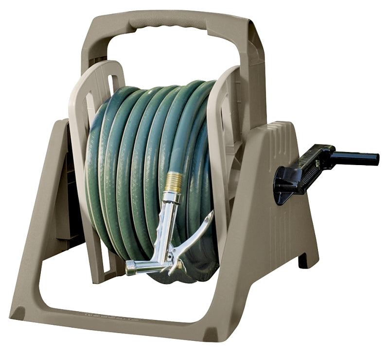 SUNCAST Suncast TSA100M Hose Reel, 5/8 in Hose, 100 ft of 5/8 in Hose, Swing-Up Handle, Vinyl LAWN & GARDEN SUNCAST