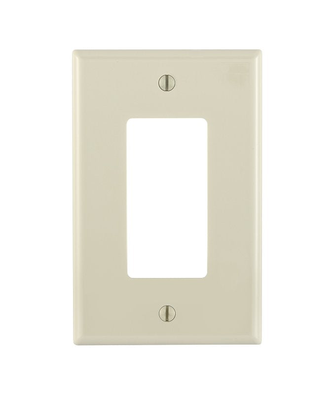 LEVITON Decora Plus C Series SL262 Wallplate, 4.54 in L, 4.6 in W, 2-Gang, 430 Stainless Steel ELECTRICAL LEVITON