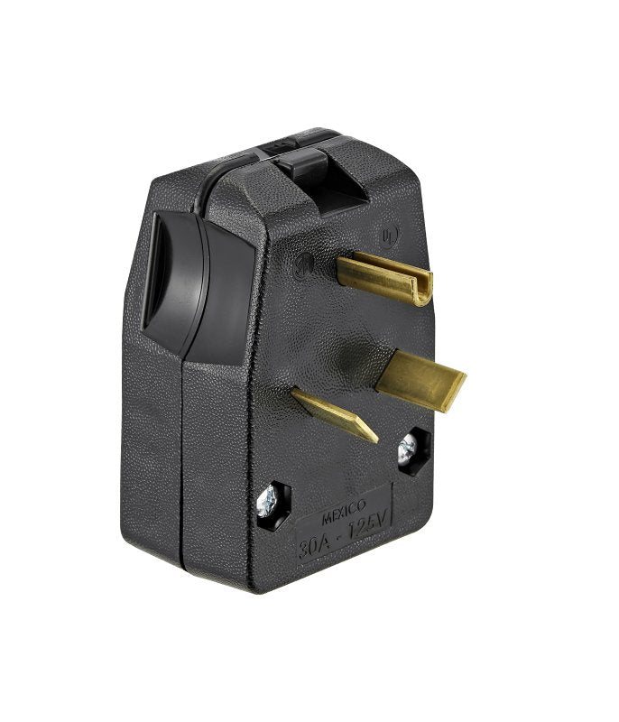 LEVITON TRVL TRAILER PLUG BLK 30A 125V ELECTRICAL LEVITON