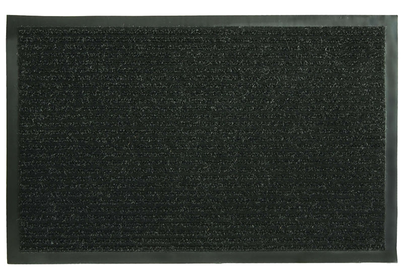SPORTS LICENSING SOLUTIONS Fanmats 27389 Floor Mat, 36 in L, 21 in W, Jumbo Dual Rib Pattern, Polypropylene Surface, Charcoal Black HOUSEWARES SPORTS LICENSING SOLUTIONS