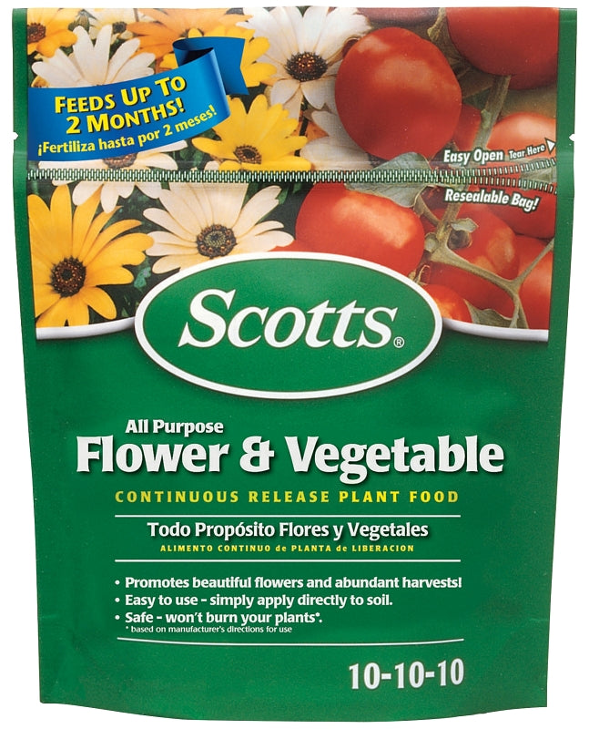 SCOTTS Scotts 1009001 Dry Plant Food, 3 lb Bag, 10-10-10 N-P-K Ratio LAWN & GARDEN SCOTTS
