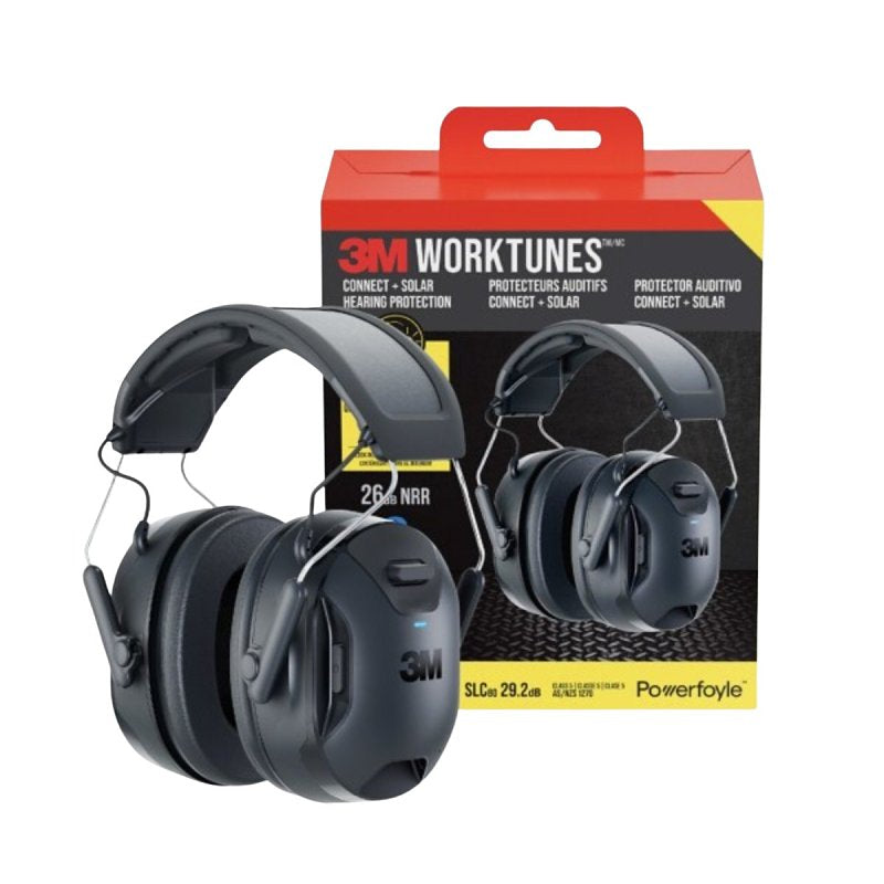 3M 3M WorkTunes Series 90573-DC Hearing Protector, 26 dB NRR