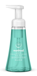 METHOD method 1160 Foaming Hand Wash, Aqua, Waterfall, 10 oz Bottle