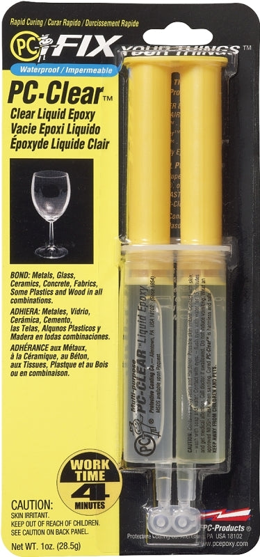PROTECTIVE COATING Protective Coating PC-CLEAR 70147 Epoxy Adhesive, Clear, Liquid, 1 oz, Syringe PAINT PROTECTIVE COATING