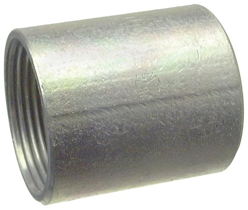 HALEX Halex 64010 Rigid Conduit Coupling, 1 in Threaded, 1.52 in OD, Steel, Galvanized, Each ELECTRICAL HALEX