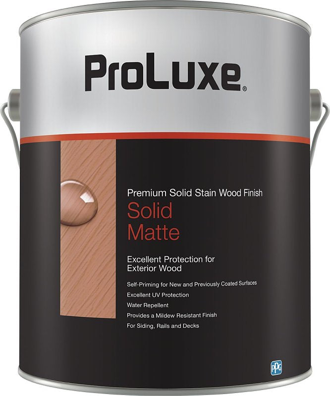 PPG PPG SIK710-140/01 Solid Stain, Low Luster, Deep Base, Liquid, 1 gal, Can PAINT PPG