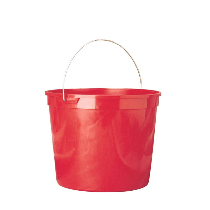 LEAKTITE-IPL PLASTICS Leaktite-IPL Plastics 1124143 Rim Pail, 10 qt Capacity, HDPE, Red PAINT LEAKTITE-IPL PLASTICS
