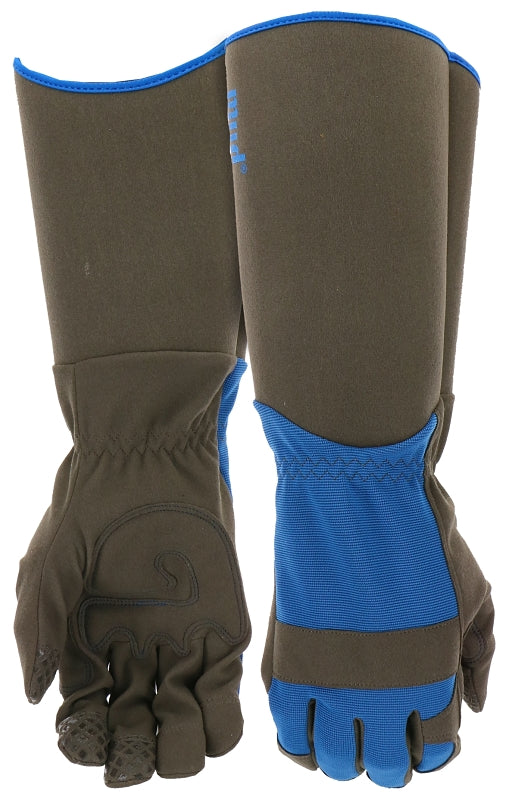 MUD Mud MD53011BB-M-L Work Gloves, Men's, L, Synthetic Leather, Brilliant Blue