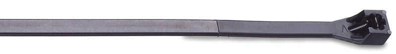 GB Gardner Bender 47-108UVB Cable Tie, 1/4 in Max Bundle Dia, Nylon, Black, 8 in L, 25/PK