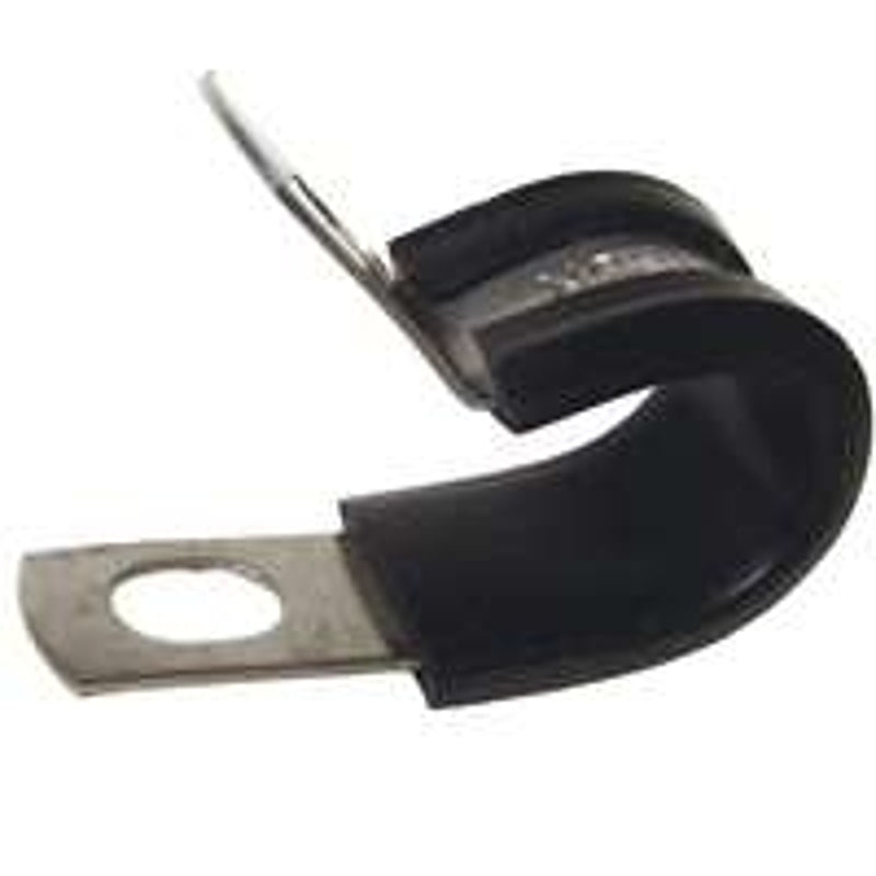 GB Gardner Bender PPR-1550 Insulated Cable Clamp, 1/2 in Max Bundle Dia, Rubber/Steel, Black ELECTRICAL GB