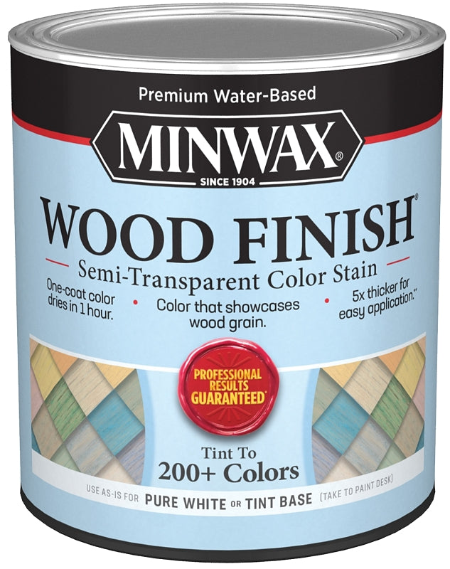 MINWAX Minwax 117100000 Wood Stain, Semi-Transparent, White Tint, Liquid, 32 fl-oz PAINT MINWAX