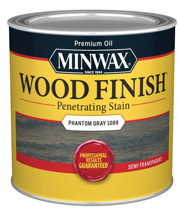 MINWAX Minwax Wood Finish 118610000 Wood Stain, Phantom Gray, Liquid, 0.5 pt PAINT MINWAX
