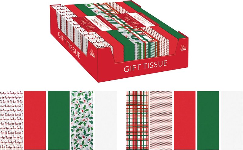 SANTAS FOREST Santas Forest 67915 Tissue, Tissue, Assorted, Matte