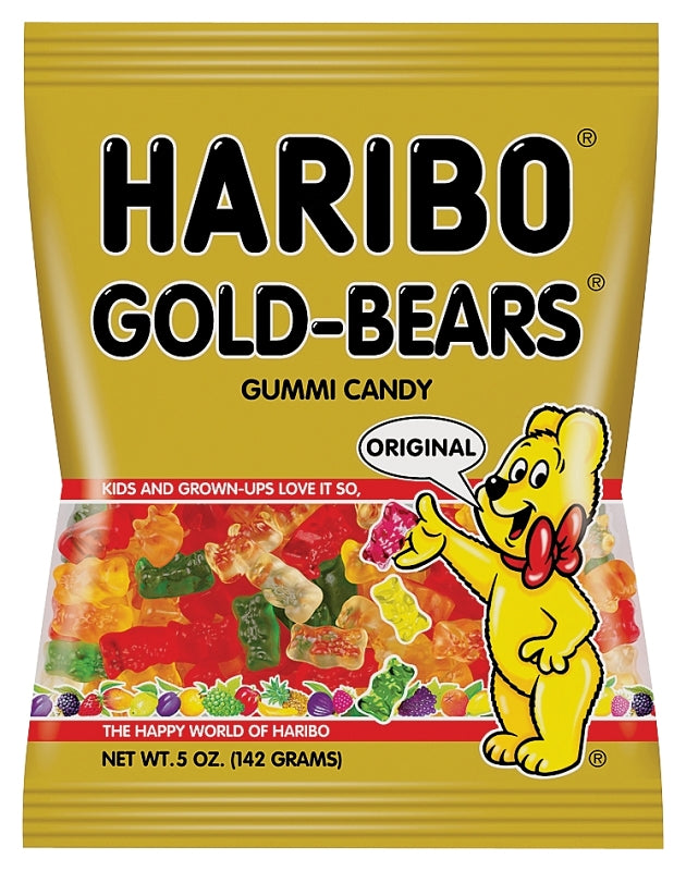 HARIBO� Haribo HGB12 Gummy Bear Shape Jelly Candy, Assorted Fruits, 5 oz Bag HOUSEWARES HARIBO�