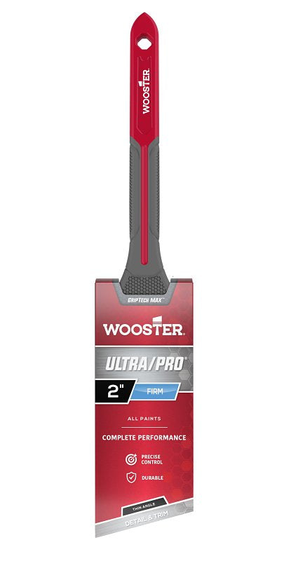 WOOSTER BRUSH Wooster Ultra/Pro GRIPTECH MAX Series G4181-2 Paint Brush, 2 in W, Firm Brush, 2-7/16 in L Bristle