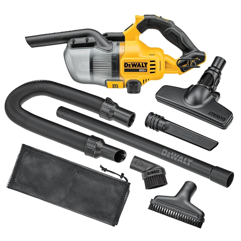 DEWALT DEWALT DCV501HB Dry Hand Vacuum, 20 V, 65 W, 46 cfm Air