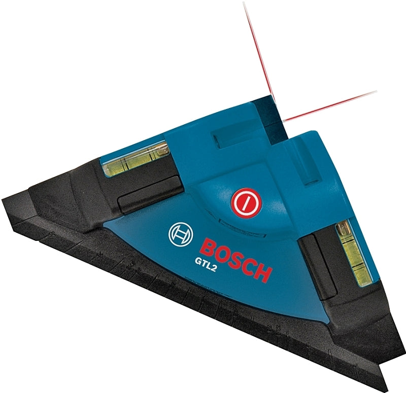 S-B POWER TOOL Bosch GTL2 Square Laser Level, 30 ft, +/-1/2 in Accuracy, 2-Beam