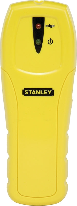 STANLEY STANLEY 77-050 Series Stud Sensor, 9 in L Dimensions, 9 V Battery, 3/4 in Detection, Detectable Material: Metal/Wood