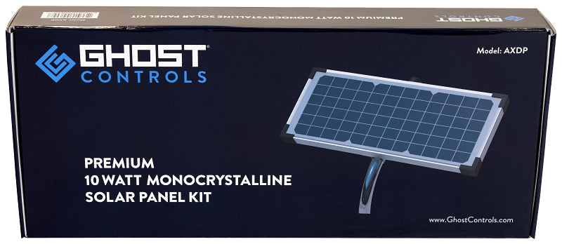 GHOST CONTROLS Ghost Controls AXDP Solar Panel, 10 W, 120 VAC, Fastener Mounting HARDWARE & FARM SUPPLIES GHOST CONTROLS