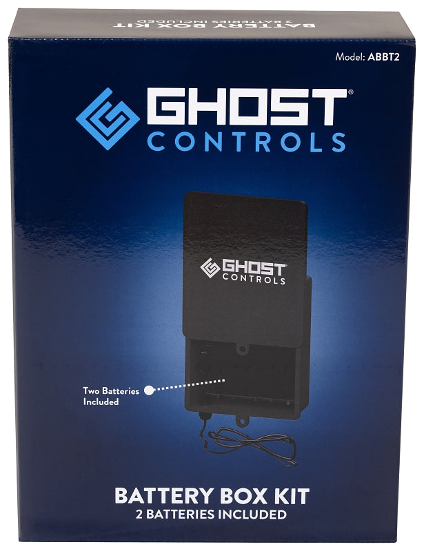 GHOST CONTROLS Ghost Controls ABBT2 Battery Box Kit, 12 V Battery, Lead-Acid
