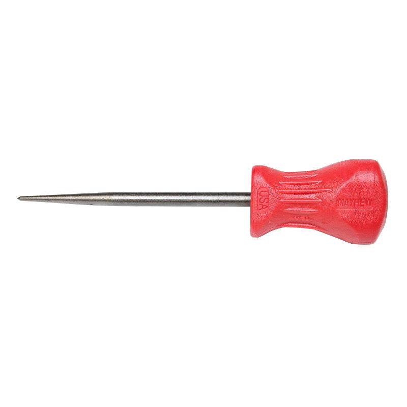 MAYHEW TOOLS Mayhew 46502 Scratch Awl, 1/4 in Dia Shank, 5-1/2 in L Shank, 10-1/2 in OAL, Steel Shank